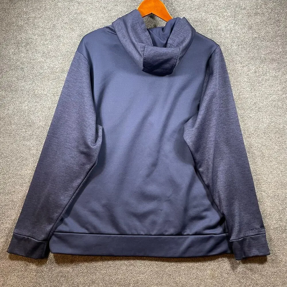 Under Armour Storm 1 Hoodie Men's Large Blue Pullover Activewear Outdoors